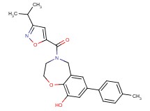 4-[(3-isopropylisoxazol-5-yl)carbonyl]-7-(4-methylphenyl)-2,3,4,5-tetrahydro-1,4-benzoxazepin-9-ol