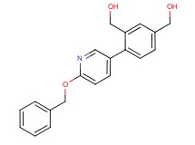 {4-[6-(benzyloxy)pyridin-3-yl]-1,3-phenylene}dimethanol