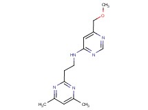 N-[2-(4,6-dimethylpyrimidin-2-yl)ethyl]-6-(methoxymethyl)pyrimidin-4-amine