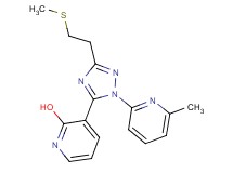 3-{1-(6-methylpyridin-2-yl)-3-[2-(methylthio)ethyl]-1H-1,2,4-triazol-5-yl}pyridin-2-ol