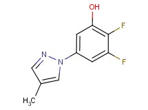 2,3-difluoro-5-(4-methyl-1H-pyrazol-1-yl)phenol