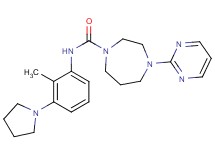 N-(2-methyl-3-pyrrolidin-1-ylphenyl)-4-pyrimidin-2-yl-1,4-diazepane-1-carboxamide