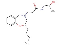 3-(2-butyl-2,3-dihydro-1,4-benzoxazepin-4(5H)-yl)-N-(2-hydroxypropyl)propanamide