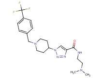 N-[2-(dimethylamino)ethyl]-1-{1-[4-(trifluoromethyl)benzyl]-4-piperidinyl}-1H-1,2,3-triazole-4-carboxamide