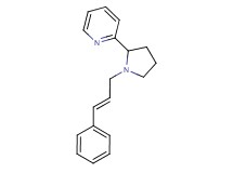 2-{1-[(2E)-3-phenyl-2-propen-1-yl]-2-pyrrolidinyl}pyridine