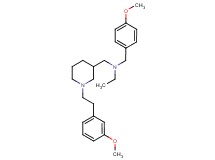 N-(4-methoxybenzyl)-N-({1-[2-(3-methoxyphenyl)ethyl]-3-piperidinyl}methyl)ethanamine