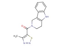 2-[(4-methyl-1,2,3-thiadiazol-5-yl)carbonyl]-2,3,4,5-tetrahydro-1H-pyrido[4,3-b]indole