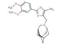(1R*,3s,6r,8S*)-4-{[2-(3,4-dimethoxyphenyl)-5-methyl-1,3-oxazol-4-yl]methyl}-4-azatricyclo[4.3.1.1~3,8~]undecane