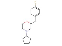 4-cyclopentyl-2-(4-fluorobenzyl)morpholine
