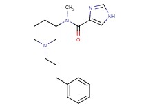 N-methyl-N-[1-(3-phenylpropyl)-3-piperidinyl]-1H-imidazole-4-carboxamide