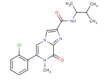 6-(2-chlorophenyl)-N-(1,2-dimethylpropyl)-7-methyl-8-oxo-7,8-dihydroimidazo[1,2-a]pyrazine-2-carboxamide