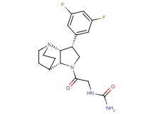 N-{2-[(3R*,3aR*,7aR*)-3-(3,5-difluorophenyl)hexahydro-4,7-ethanopyrrolo[3,2-b]pyridin-1(2H)-yl]-2-oxoethyl}urea