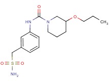 N-{3-[(aminosulfonyl)methyl]phenyl}-3-propoxypiperidine-1-carboxamide