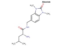 N~1~-[(1,3-dimethyl-2-oxo-2,3-dihydro-1H-benzimidazol-5-yl)methyl]-D-leucinamide