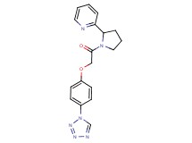 2-(1-{[4-(1H-tetrazol-1-yl)phenoxy]acetyl}-2-pyrrolidinyl)pyridine