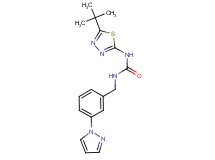 N-(5-tert-butyl-1,3,4-thiadiazol-2-yl)-N'-[3-(1H-pyrazol-1-yl)benzyl]urea