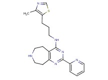 N-[3-(4-methyl-1,3-thiazol-5-yl)propyl]-2-pyridin-2-yl-6,7,8,9-tetrahydro-5H-pyrimido[4,5-d]azepin-4-amine