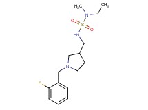 N-ethyl-N'-{[1-(2-fluorobenzyl)pyrrolidin-3-yl]methyl}-N-methylsulfamide