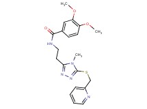 3,4-dimethoxy-N-(2-{4-methyl-5-[(2-pyridinylmethyl)thio]-4H-1,2,4-triazol-3-yl}ethyl)benzamide