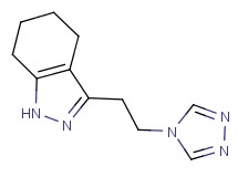 3-[2-(4H-1,2,4-triazol-4-yl)ethyl]-4,5,6,7-tetrahydro-1H-indazole