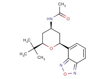 N-[(2S*,4R*,6R*)-2-(2,1,3-benzoxadiazol-4-yl)-6-tert-butyltetrahydro-2H-pyran-4-yl]acetamide