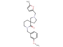 7-(3-methoxybenzyl)-2-[(5-methyl-2-furyl)methyl]-2,7-diazaspiro[4.5]decan-6-one