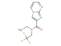 N-ethyl-N-(2,2,2-trifluoroethyl)imidazo[1,2-a]pyrimidine-2-carboxamide
