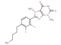 8-(2,3-difluoro-4-pentylphenyl)-3,7-dimethyl-3,7-dihydro-1H-purine-2,6-dione