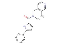 N-methyl-N-[(3-methylpyridin-4-yl)methyl]-5-phenyl-1H-pyrrole-2-carboxamide