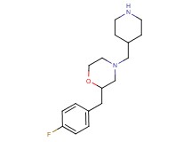 2-(4-fluorobenzyl)-4-(4-piperidinylmethyl)morpholine