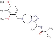 N-{1-[7-(2,4-dimethoxy-3-methylbenzyl)-6,7,8,9-tetrahydro-5H-[1,2,4]triazolo[4,3-d][1,4]diazepin-3-yl]ethyl}-2-methylpropanamide