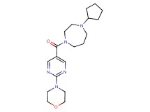 1-cyclopentyl-4-{[2-(4-morpholinyl)-5-pyrimidinyl]carbonyl}-1,4-diazepane