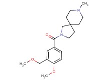 2-[4-methoxy-3-(methoxymethyl)benzoyl]-8-methyl-2,8-diazaspiro[4.5]decane
