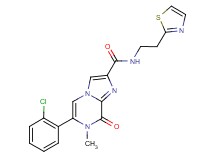 6-(2-chlorophenyl)-7-methyl-8-oxo-N-[2-(1,3-thiazol-2-yl)ethyl]-7,8-dihydroimidazo[1,2-a]pyrazine-2-carboxamide