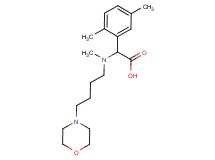 (2,5-dimethylphenyl)[methyl(4-morpholin-4-ylbutyl)amino]acetic acid