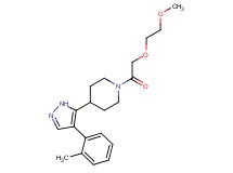 1-[(2-methoxyethoxy)acetyl]-4-[4-(2-methylphenyl)-1H-pyrazol-5-yl]piperidine