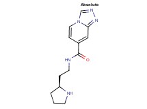 N-{2-[(2S)-pyrrolidin-2-yl]ethyl}[1,2,4]triazolo[4,3-a]pyridine-7-carboxamide