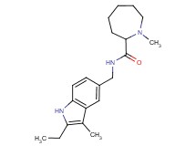 N-[(2-ethyl-3-methyl-1H-indol-5-yl)methyl]-1-methylazepane-2-carboxamide