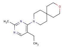 9-(5-ethyl-2-methylpyrimidin-4-yl)-3-oxa-9-azaspiro[5.5]undecane