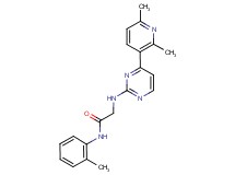 N~2~-[4-(2,6-dimethylpyridin-3-yl)pyrimidin-2-yl]-N~1~-(2-methylphenyl)glycinamide