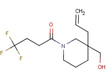 [3-allyl-1-(4,4,4-trifluorobutanoyl)-3-piperidinyl]methanol