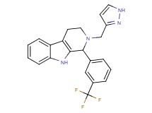 2-(1H-pyrazol-3-ylmethyl)-1-[3-(trifluoromethyl)phenyl]-2,3,4,9-tetrahydro-1H-beta-carboline