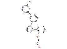 2-(2-{1-[3-(2-methylpyrimidin-4-yl)phenyl]-1H-imidazol-2-yl}phenoxy)ethanol