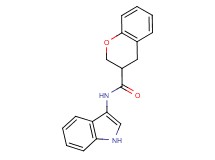 N-1H-indol-3-yl-3-chromanecarboxamide