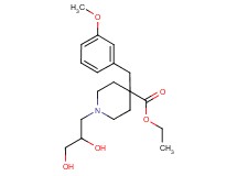 ethyl 1-(2,3-dihydroxypropyl)-4-(3-methoxybenzyl)-4-piperidinecarboxylate