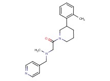 N-methyl-2-[3-(2-methylphenyl)-1-piperidinyl]-2-oxo-N-(4-pyridinylmethyl)ethanamine