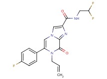 7-allyl-N-(2,2-difluoroethyl)-6-(4-fluorophenyl)-8-oxo-7,8-dihydroimidazo[1,2-a]pyrazine-2-carboxamide