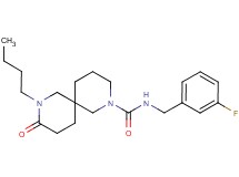 8-butyl-N-(3-fluorobenzyl)-9-oxo-2,8-diazaspiro[5.5]undecane-2-carboxamide