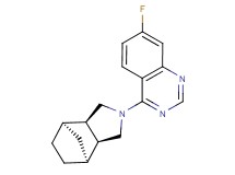 (1R*,2R*,6S*,7S*)-4-(7-fluoroquinazolin-4-yl)-4-azatricyclo[5.2.1.0~2,6~]decane