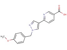 6-[1-(4-methoxybenzyl)-1H-pyrazol-4-yl]nicotinic acid